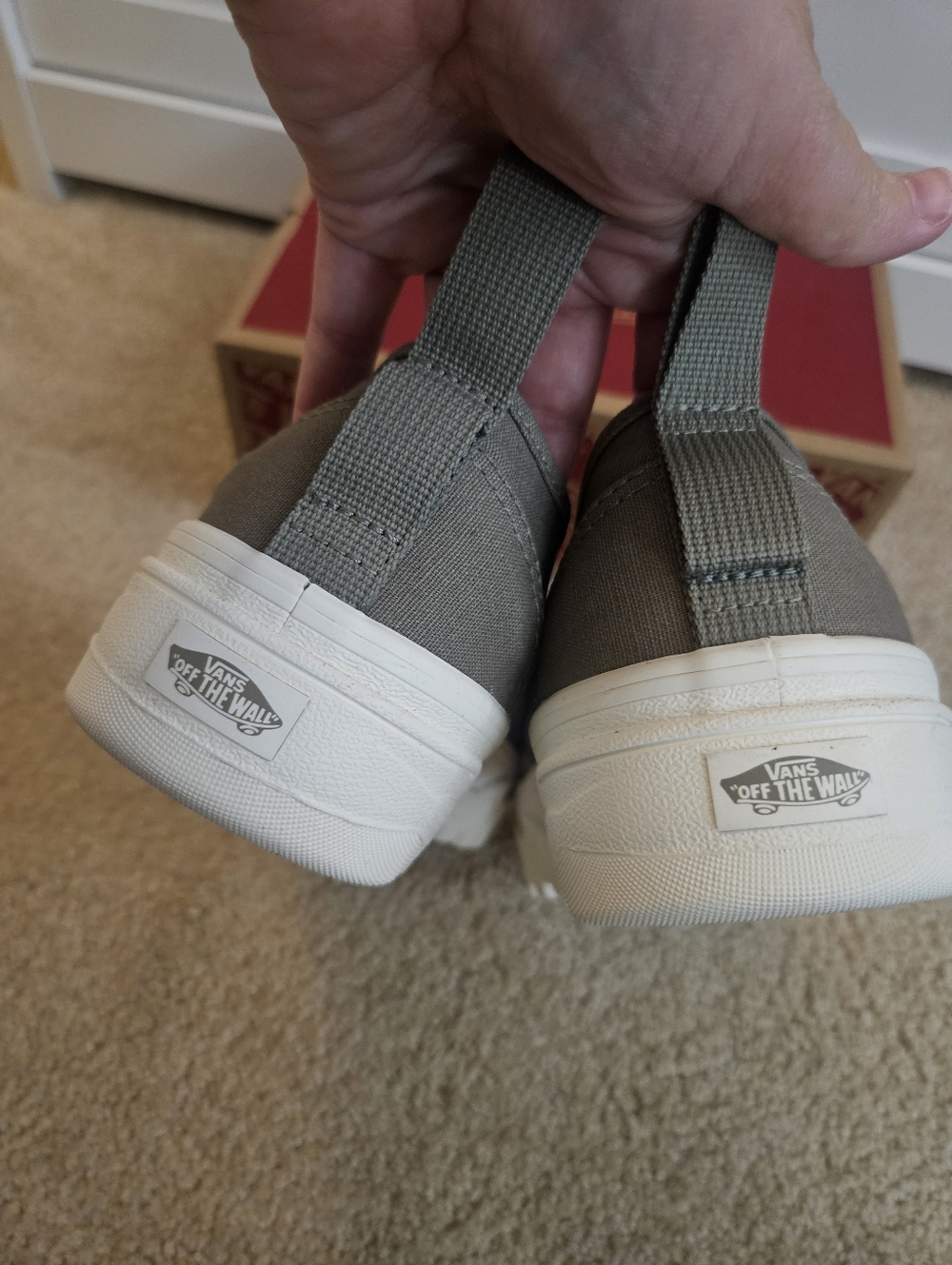 Vans Wafflecup Overland Trek Canvas Sneakers Women's 9 Men's 7.5 Gray/Olive New - Picture 7 of 13